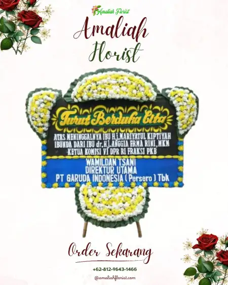 Papan Bunga Duka Datarcae